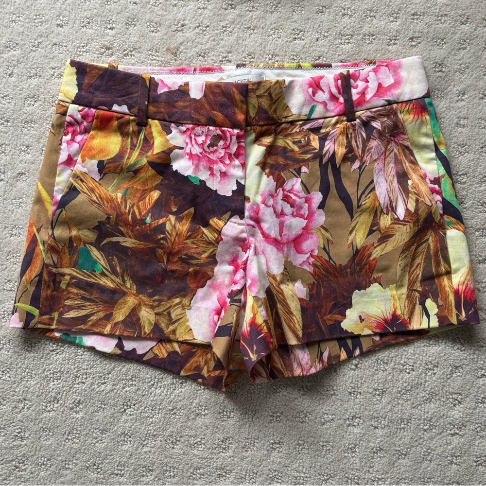 Rare J.crew retro floral shorts